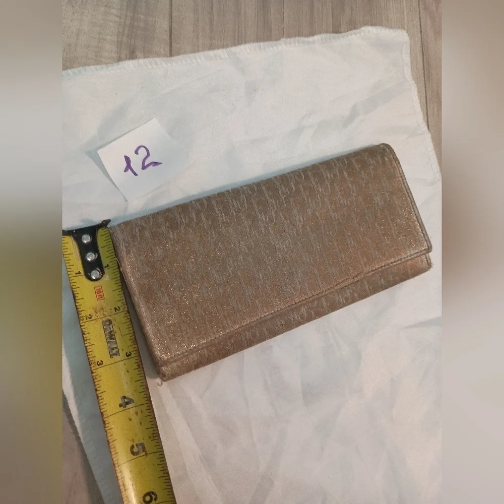 Vintage  Christian Dior Monogram Bifold Long Wallet